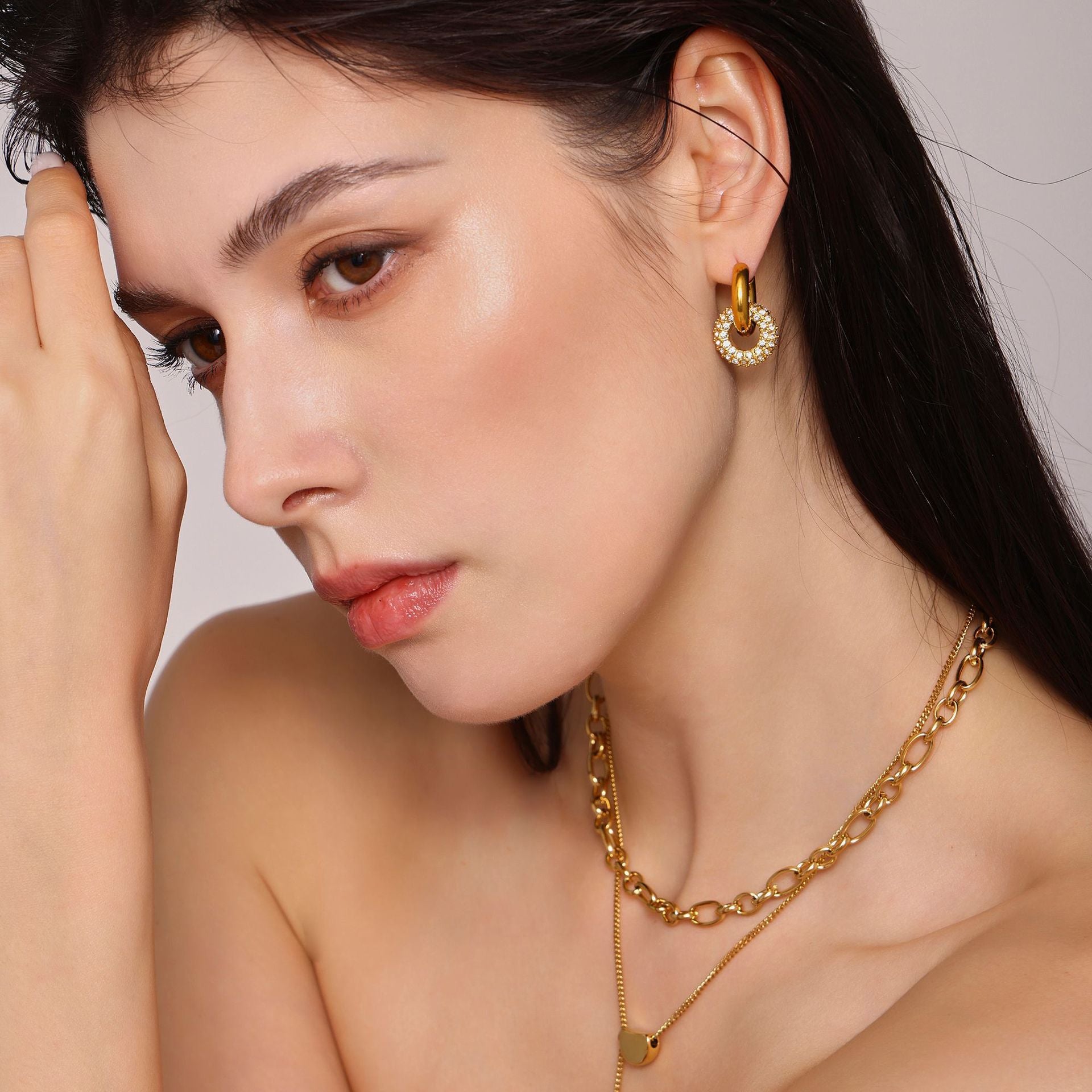 Orbit Hoops Earrings
