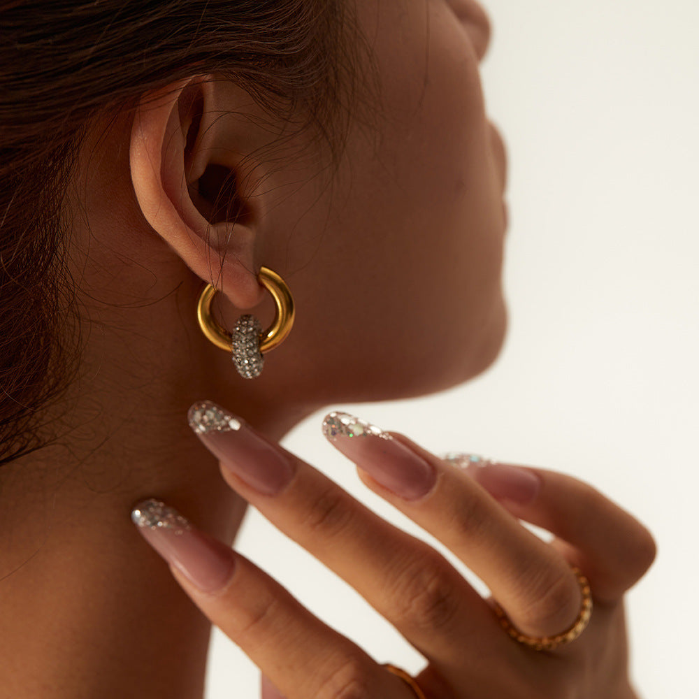 Glimmer Link Hoops