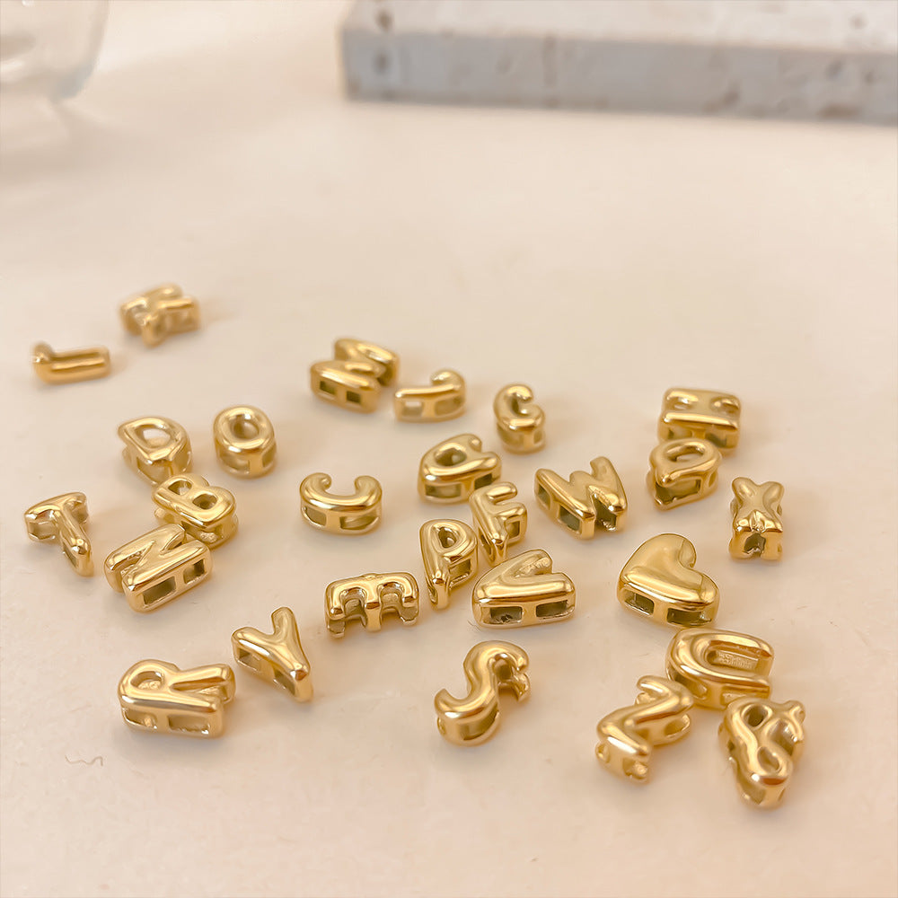 Bubble Font Custom Name Jewelry