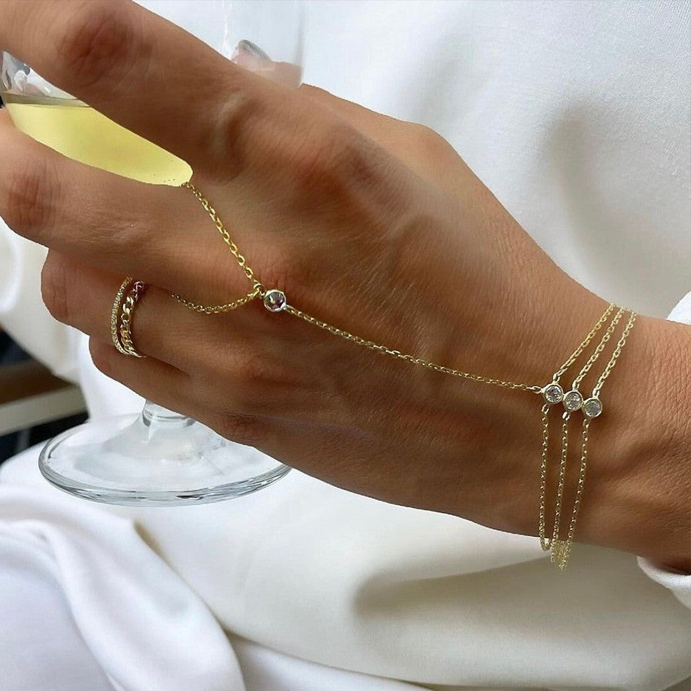 Ethereal Hand Chain Bracelet