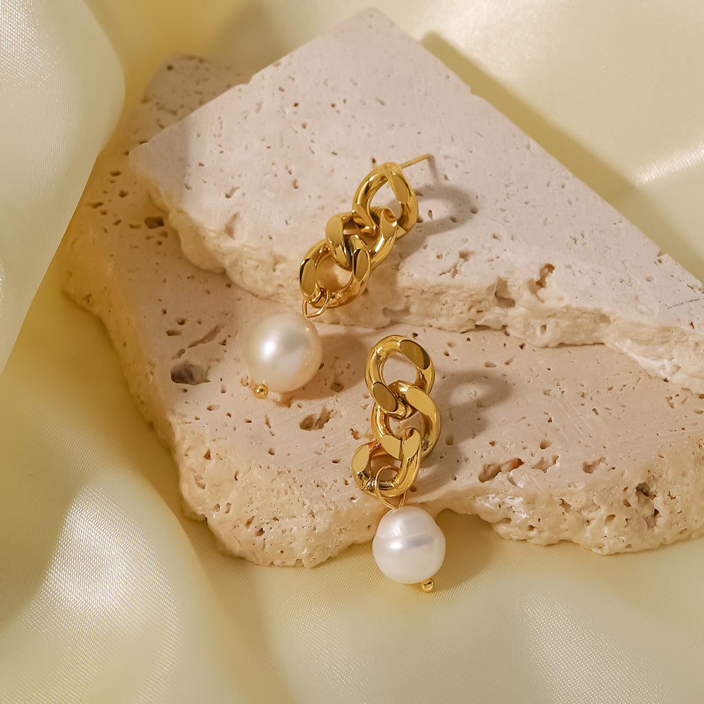 Shizuku Chain Earrings
