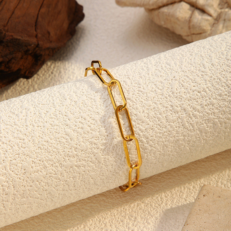 Paperclip Chain Bracelet
