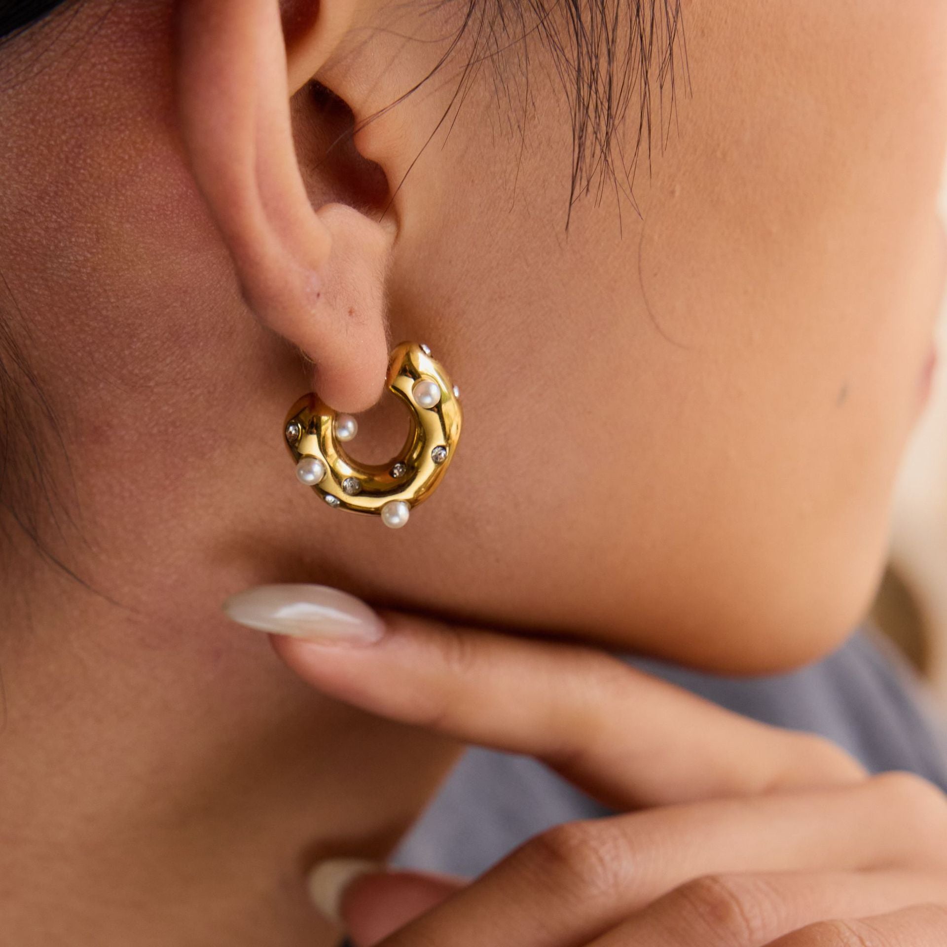 Stardust Hoops Earrings