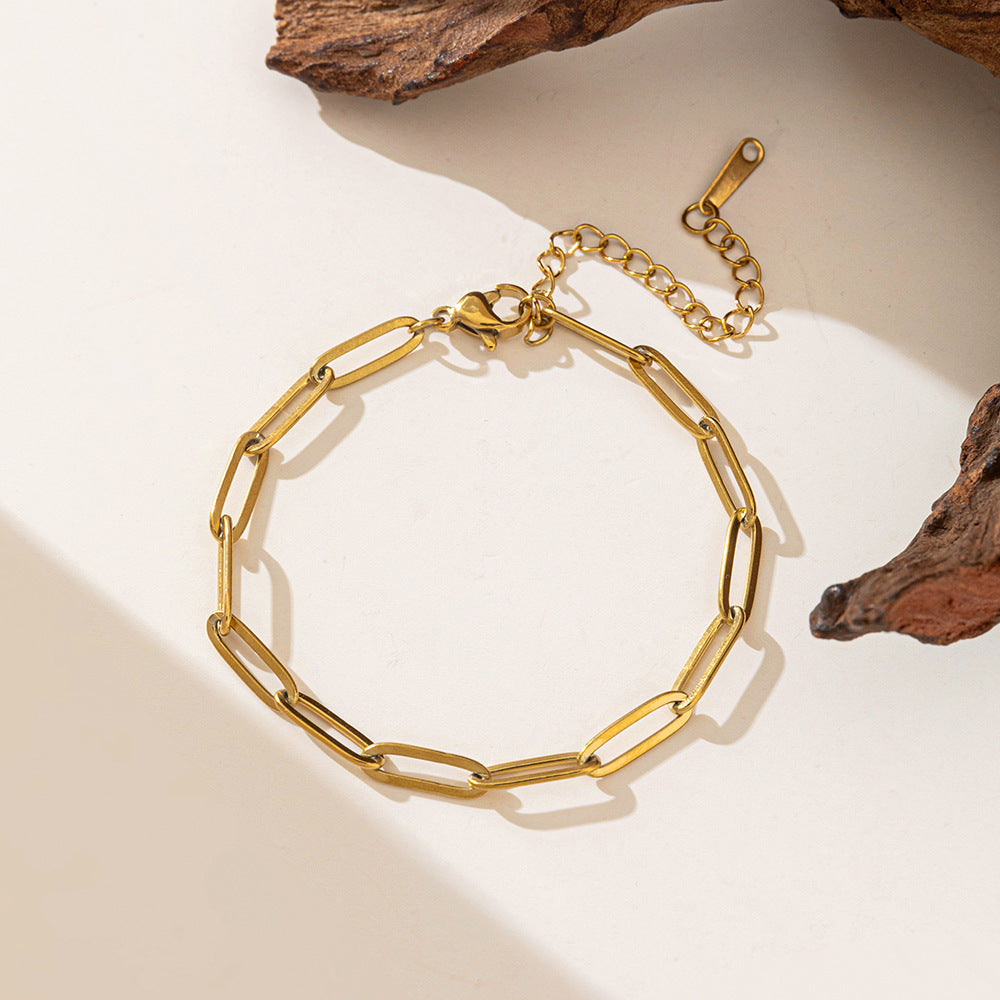 Paperclip Chain Bracelet