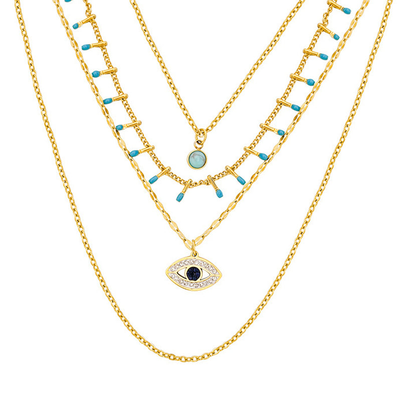 Evil Eye Layers Necklace