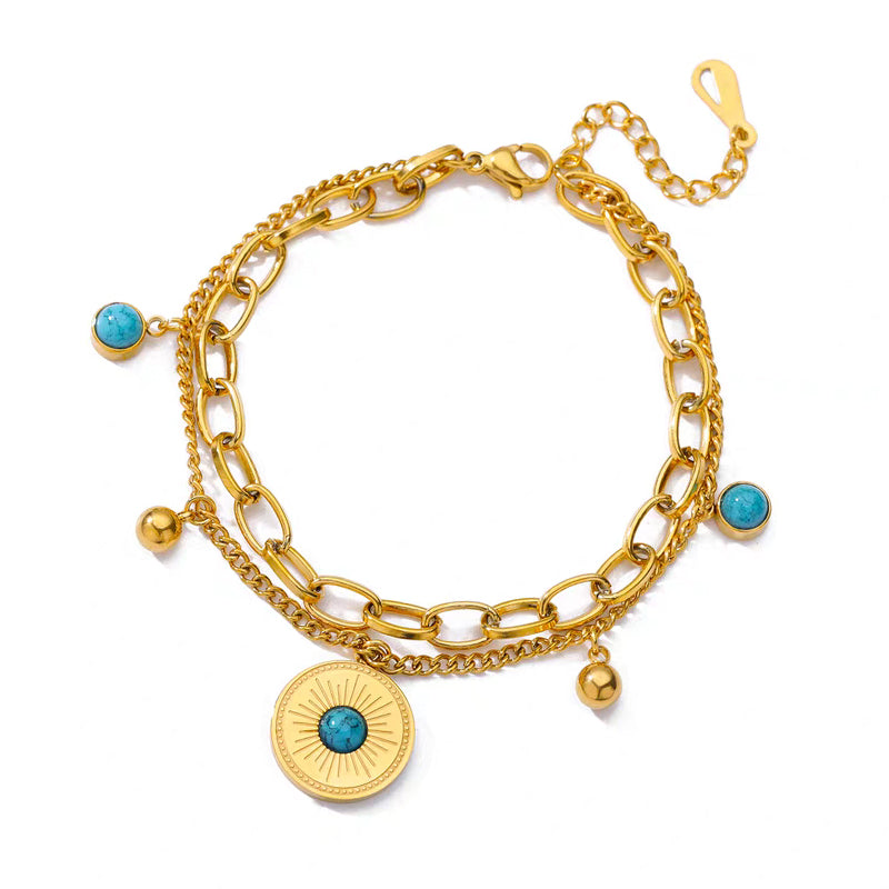 Santorini Charm Bracelet