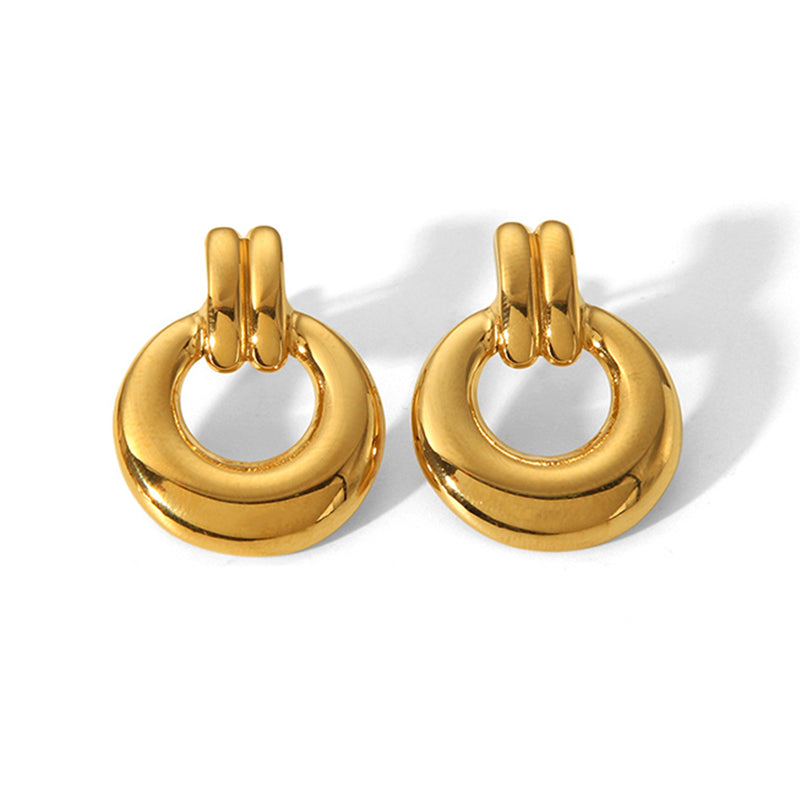 Double Bail Hoops Earrings
