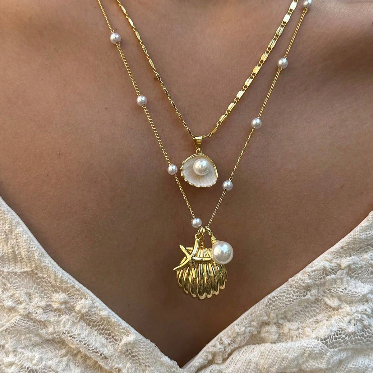 Coastal Cluster Necklace