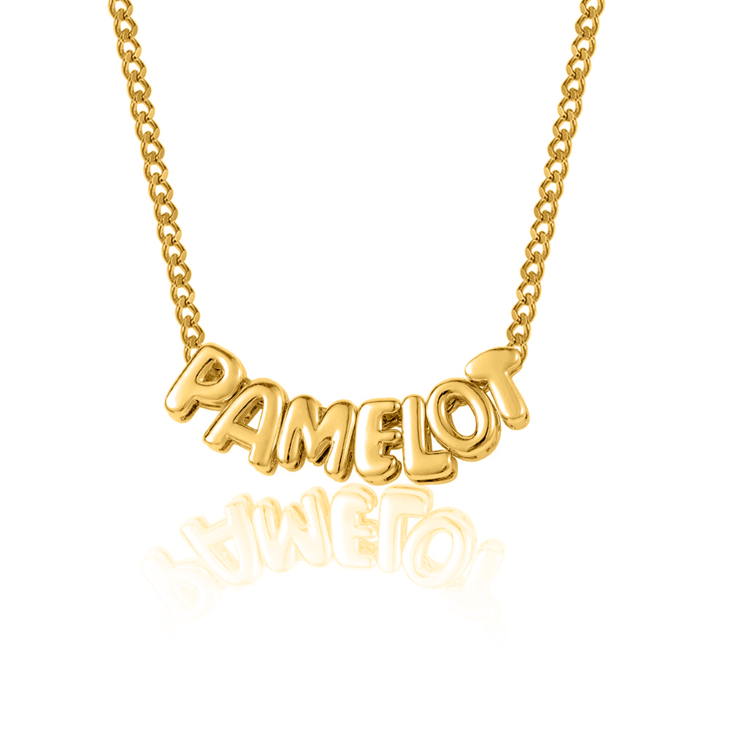 Bubble Font Custom Name Jewelry