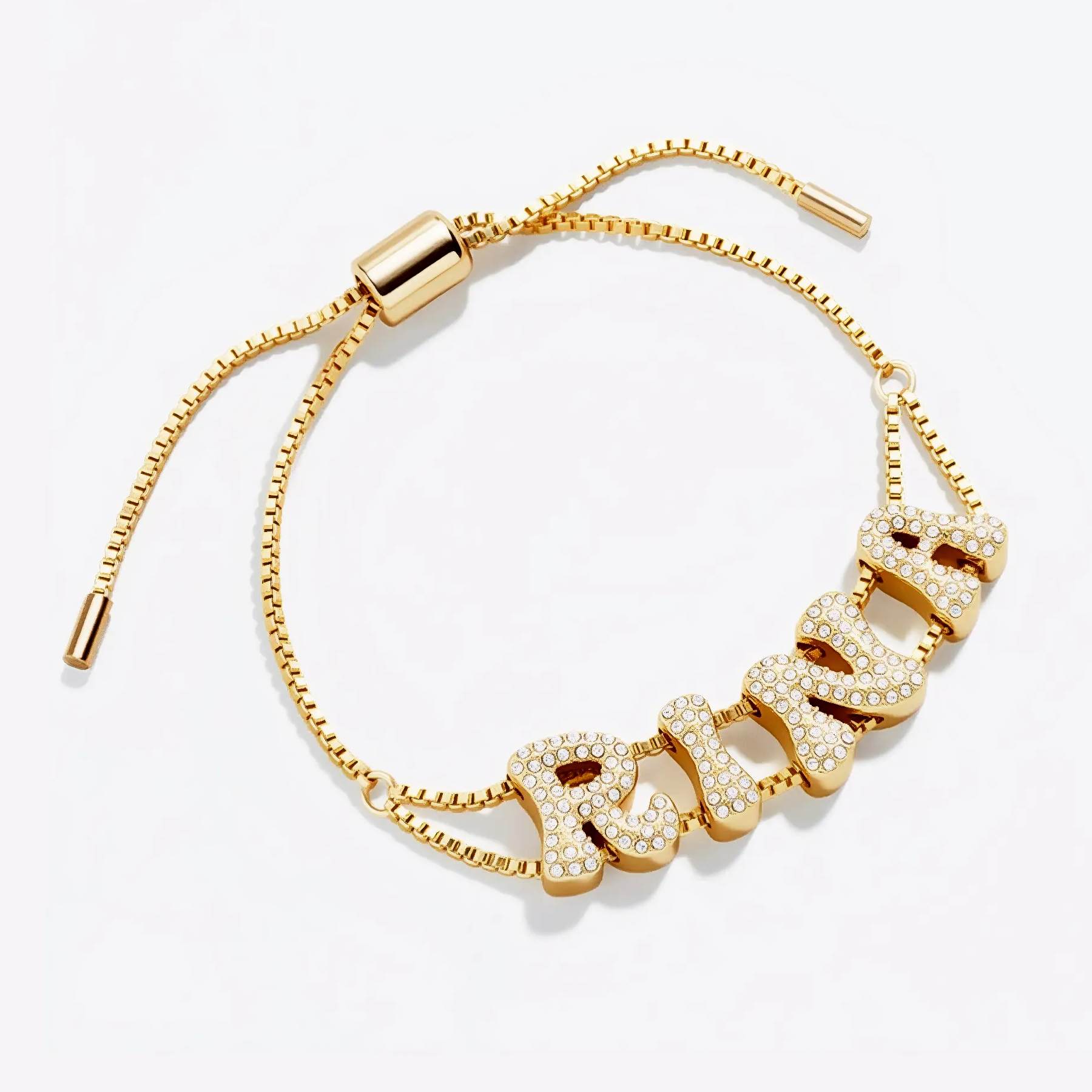 Sparkle Personalized Bubble Bracelet