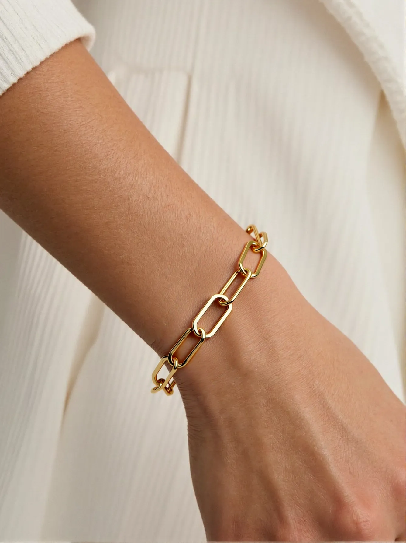 Paperclip Chain Bracelet