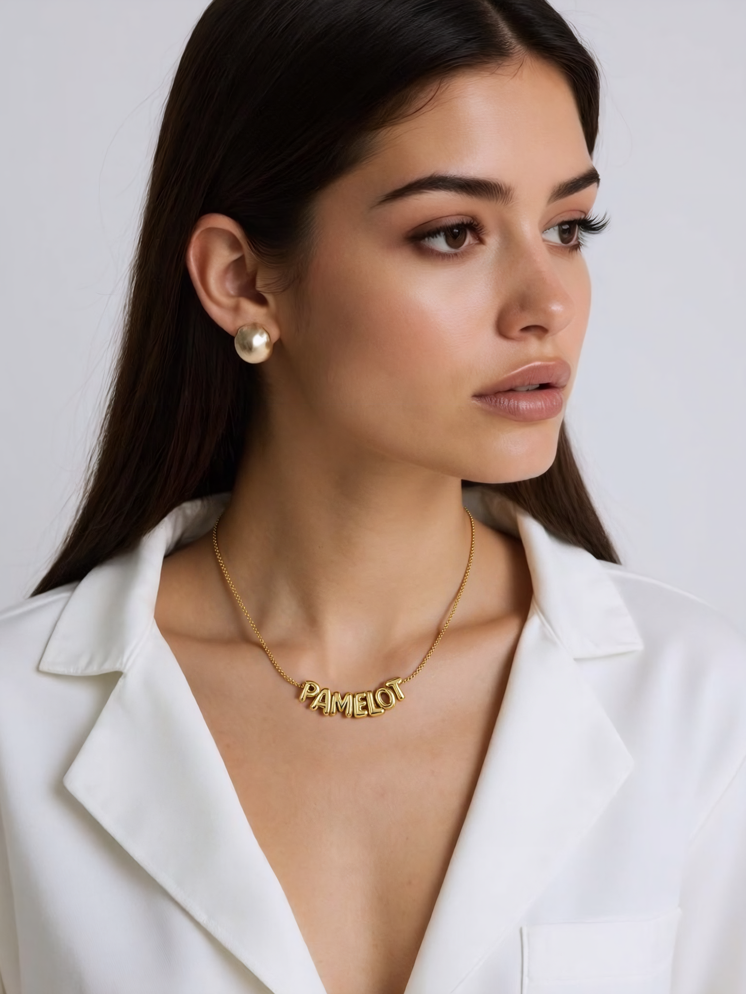 Bubble Font Custom Name Jewelry